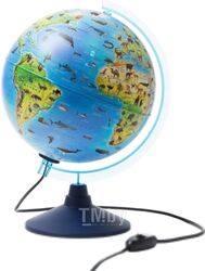 Глобус интерактивный Globen Зоогеографический с подсветкой / INT12500306