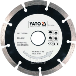 Круг алмазный 180x22,2мм (сегмент) Yato YT-6004