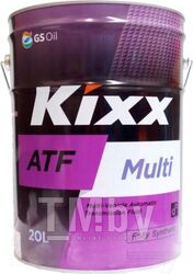 Трансмиссионное масло KIXX ATF Multi 20L DEXRON III SP-III MERCON V Allison C-4,Toyota IV L2518P20E1
