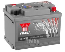 Аккумулятор Silver High Performance 12V 60Ah 620A ETN 0(R+) B3/B4 243x175x175 14.4kg YUASA YBX5075