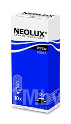 Лампа накаливания 10шт в упаковке WY5W 12V 5W W2.1x9.5d Standart (стандартные характеристики) NEOLUX N501A