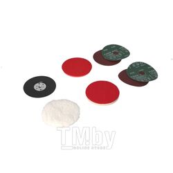 Набор шлифовальных дисков с прокладками - 8 шт//FASTER TOOLS