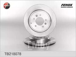 Диск тормозной Peugeot 607 00- 290x10x5, Задний FENOX TB218078