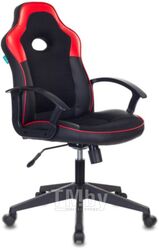 Кресло геймерское Бюрократ Viking-11 (черный/красный искусственная кожа/ткань)