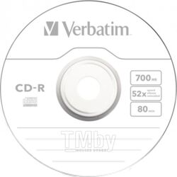 Оптический диск CD-R 700Mb Verbatim DL Extra Protection 52x slim 043347, каждый slim целлофанирован