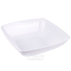 Салатник пластиковый квадратный 28*28 см белый Darvish DV-H-609