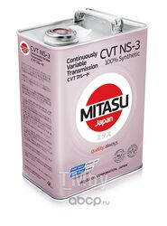 Масло трансмисионное CVT FLUID NS-3\ ОЕМ Nissan CVT Fluid NS-3 ЗЕЛЁНАЯ 100% Synthetic MITASU 4L