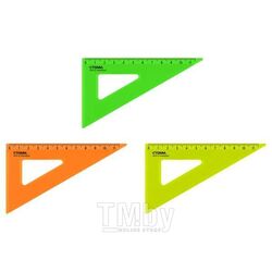 Треугольник 11/30 прозрачный неоновые цвета, ассорти Стамм ТК-30494