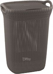 Корзина для белья Curver Knit Laundry Hamper 228410 (серо-коричневый)