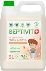 Мыло жидкое Septivit Миндальное Молочко (5л)