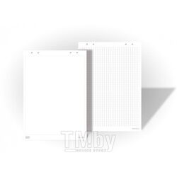 Блок бумажный для флип-чарта 99х66см в клетку 20 листов Евро (80 гр/м) 2x3 B05