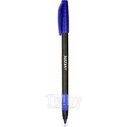 Ручка шариковая d=0.7 мм "Triolino Blacky" серия Speed Pro, черн. трехгр. корп. с каучук дер синяя deVente 5073343