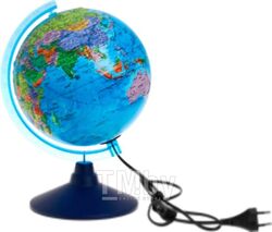 Глобус интерактивный Globen Политический рельефный с подсветкой / INT12100300