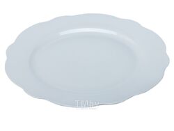 Тарелка мелкая фарфоровая 26,7 см Belbohemia DW1199-white