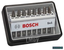 Набор из 8 насадок-бит Sx Extra Hart PH1 PH2 PH3 49мм 2.607.002.556 BOSCH