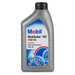Масло трансмиссионное MOBILube HD 75w-90,1L API GL-5 MOBIL 152662