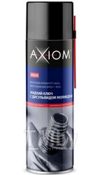 Очистительно-смазывающая смесь жидкий ключ с дисульфидом молибдена для отвинчивания приржавевших/ прикипевших крепежей, смазывания и вытеснения влаги, аэрозоль 500 мл AXIOM A9628