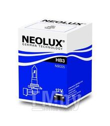 Лампа галогенная HB3 12V 60W P20d Standart (стандартные характеристики) NEOLUX N9005