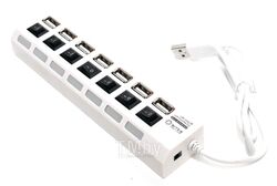 USB-хаб 5bites HB27-203PWH (белый)