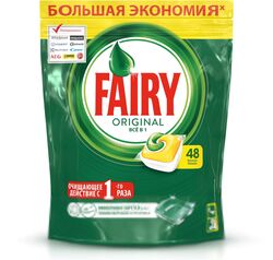 Капсулы для посудомоечных машин Fairy All in One Лимон (48шт)