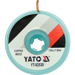 Медная лента для удаления припоя 1,5мм х 1,5м Yato YT-82530