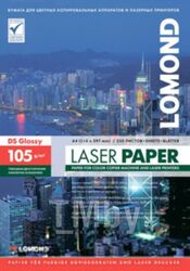 Бумага для лазерной печати LOMOND 105/А4/250л.ГЛ.ДВУХ. 0310641