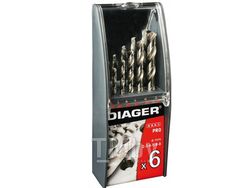 Набор сверл по мет. 2-8мм 6шт HSSPro (Diager) (700C) (DIAGER)