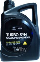 Масло моторное синтетическое 4л - 5W30 Turbo SYN Gasoline A5, SM/CF-4, GF-3 HYUNDAI-KIA 0510000441