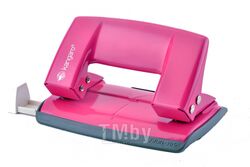 Дырокол 10 л. "Aion-10G Fuchsia Pink" лин., розовый Kangaro