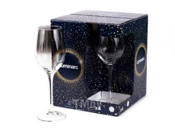 Набор бокалов для вина стеклянных "silver haze" 4 шт. 350 мл Luminarc O0094