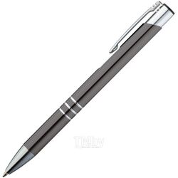 Ручка шарик/автомат "Ascot CP" 0,7 мм, метал., графит/серебристый, стерж. синий Easy Gifts 333977k