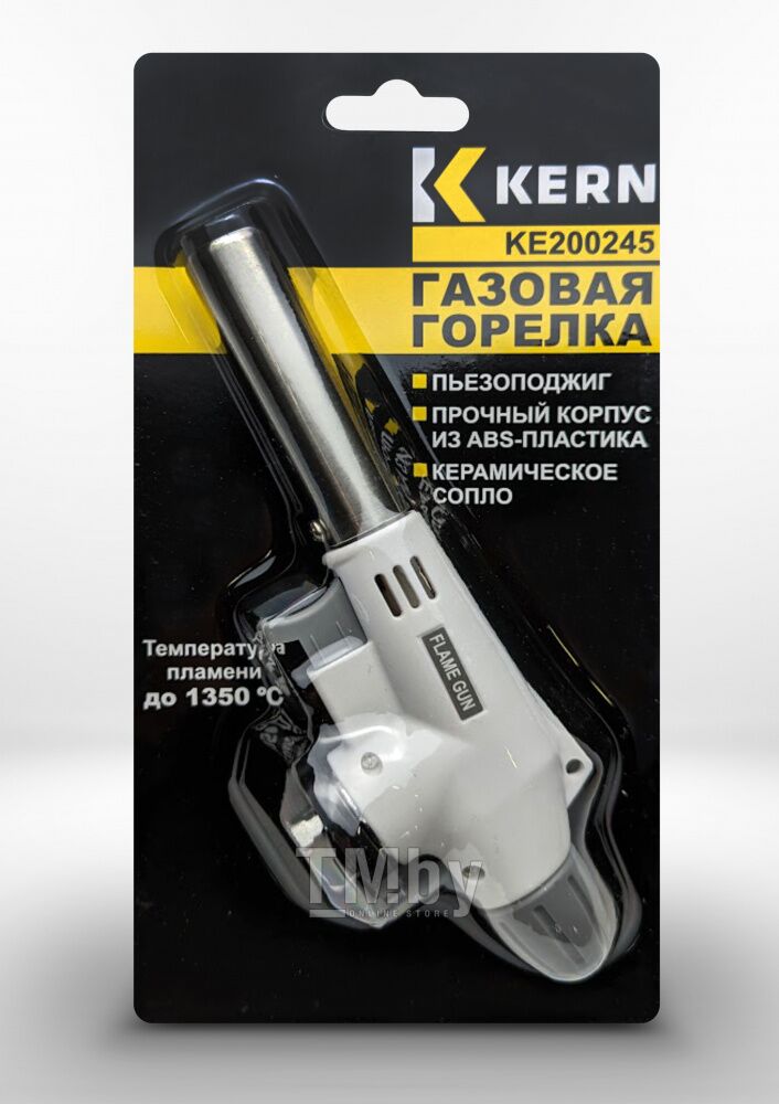 Купить горелка-насадка газовая с пьезоподжигом, усиленная KERN в Минске .